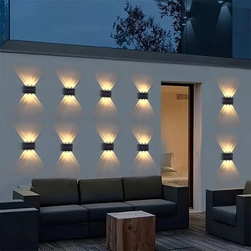 EcoGlow Solar-Außenwandleuchte