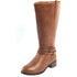 DAMEN STIEFEL MIT BREITER WADE I FLACHER ABSATZ