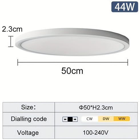 3-in-1 LED Deckenleuchte 44 W dimmbar