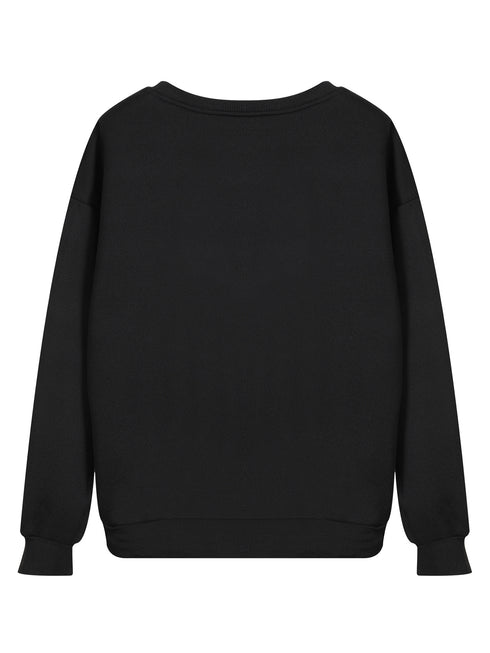 Dalvor Herren Pullover Print Langarm Rundhals