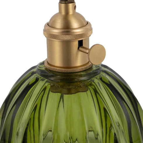 Johann Vintage Glas Tulpen Lampenschirm Wandlampe | Shiraki