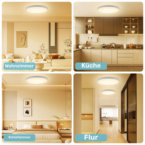 Deckenleuchte LED Rund Ultradünn Panel