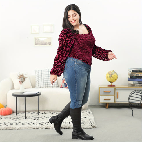 DAMEN REITSTIEFEL MIT REISSVERSCHLUSS – MITTELHOHE RUNDZEHEN