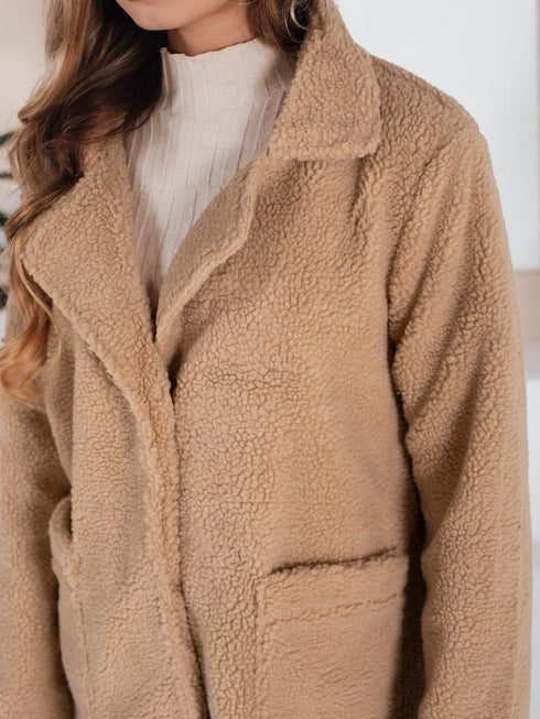 DAMEN WINTERMANTEL MIT KUNSTPELZ – WADENLANG & STYLISCH