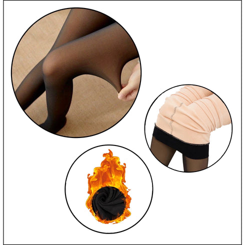 Thermo-Strumpfhose Damen mit Fleece-Futter | Warm & blickdicht