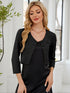 Damen V-Neck Cardigan mit 2 Knöpfen | Kurz & Elegant