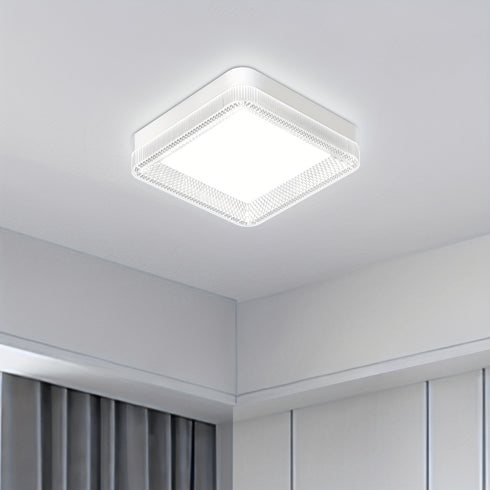 Slim-Panel LED Deckenleuchte quadratisch 18 W kaltweiß
