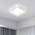 Slim-Panel LED Deckenleuchte quadratisch 18 W kaltweiß