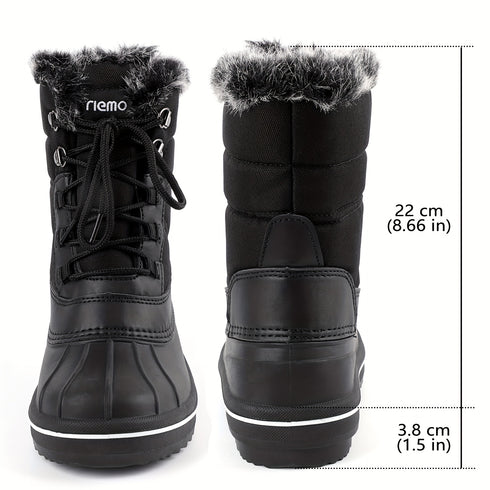 DAMEN WINTER SCHNEESTIEFEL – OUTDOOR WANDERSCHUHE, LEICHTE UND RUTSCHFESTE STIEFEL