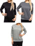 Damen Sweater – Langarm Rundhals-Pullover