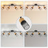 Valkyrie 4 Flammen Deckenlampe - Vintage Modern Schlafzimmer Kronleuchter