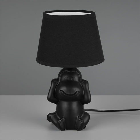 Keramik Tischlampen-Set | Nachttischlampen mit Stoffschirm
