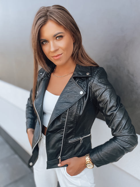 DAMEN LEDERLOOK-JACKE | URBANER STYLE MIT REISSVERSCHLUSS