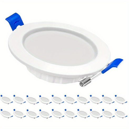 LED Einbauleuchten Set 20× IP44 220 V Flachspots