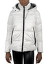 DAMEN KURZE WINTERDAUNENJACKE MIT KAPUZE