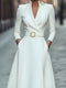 Celestina | V-Ausschnitt Damen Kleid
