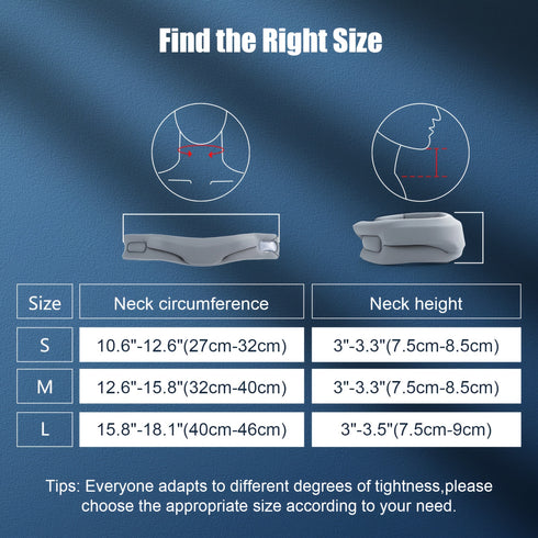 Weiche Nackenstütze fürs Schlafen | Schaum-Cervical Wrap für Hals & Wirbelsäule