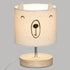 Baby-Tischlampe Baumwolle und Holz | sanftes Nachtlicht für Babyzimmer