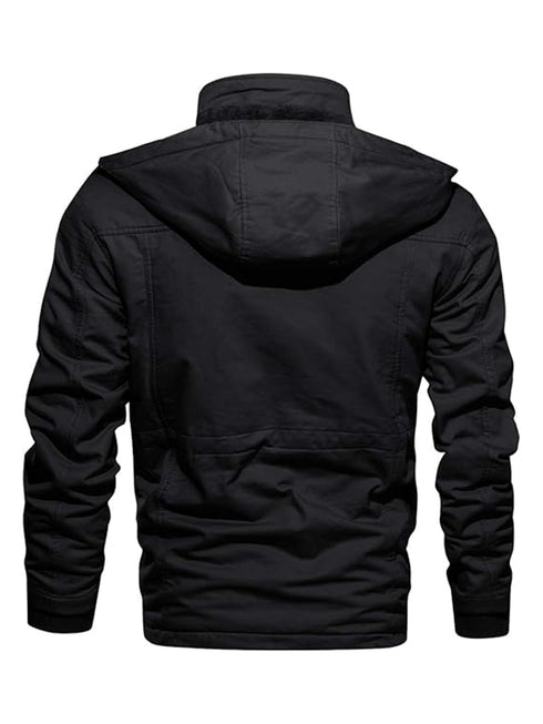 Magnus Herrenjacke Winterparka mit Kapuze & Taschen