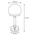 Pilz Tischlampe mit Touch-Dimmer & USB-C | LED Nachtlicht for Children's Room