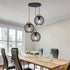 Astrid Industrielle Pendelleuchte – Metall & Holz 3-Brenner