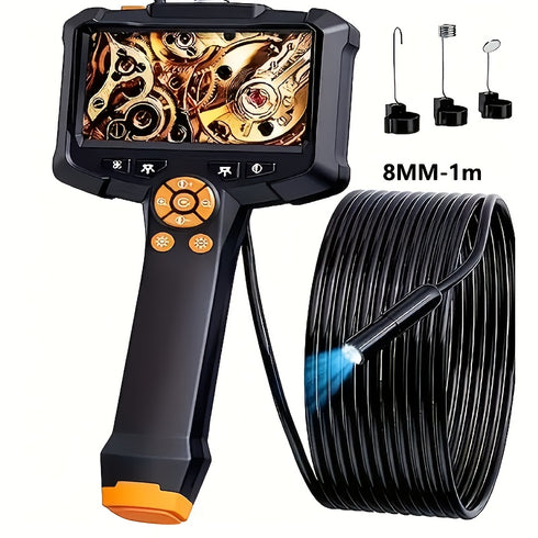 Auto– Inspcam Endoskop Kamera 4.3″ mit Display, 8 mm Sonde, IP67 wasserdicht, USB & Akku