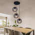 Astrid Industrielle Pendelleuchte – Metall & Holz 3-Brenner