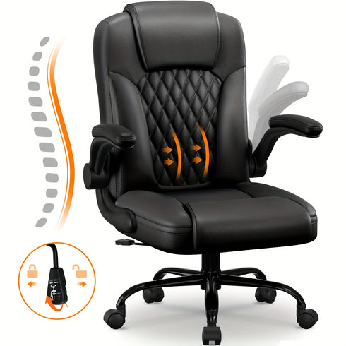 Sebastian | Ergonomischer Bürostuhl aus Kunstleder Verstellbar