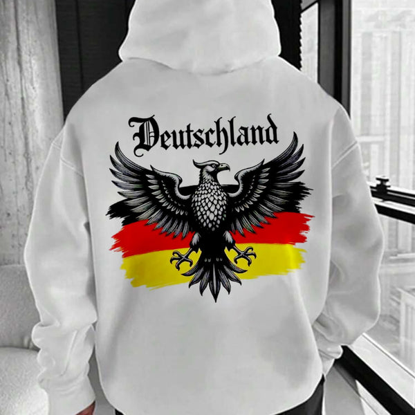 Falkenhaft Herren Hoodie Sweatshirt Loose-Fit Pullover Langarm