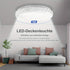 Deckenleuchte LED Halb-Einbau Kunststoffleuchte