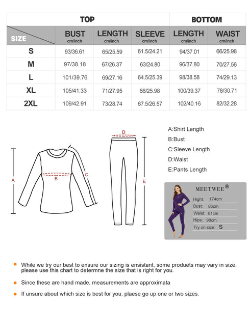 2er-Pack Damen Thermo-Langarmshirts | Nahtlos Warm