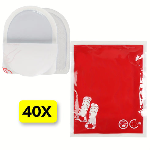 40 Paar Wärmepads | 8-Stunden selbstaktivierende Körperwärmer