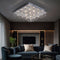 Tove LED Deckenlampe 16x G4 Chrom & Metall | Shiraki
