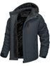 Helmarth Herren Ski- und Winterjacke – winddicht warm Kapuze