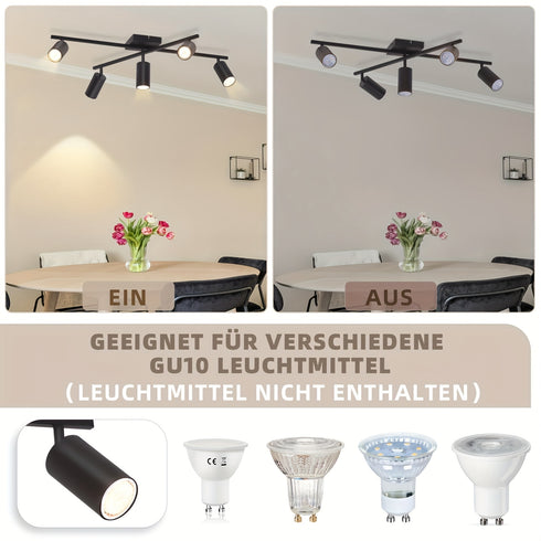 Ylva LED Deckenleuchte Drehbar Modern Spotstrahler