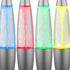 Glitzer LED Tischlampe | Farbwechsel, silber-grau, dekoratives Kinderzimmerlicht