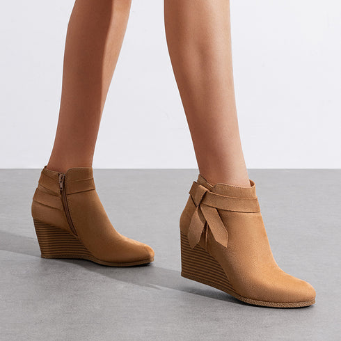 DAMEN CHUNKY HEEL KNÖCHELSTIEFEL - ELEGANTE STIEFELETTEN