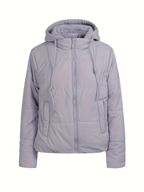 Leichte Damen-Winterjacke mit Kapuze Maschinenwaschbar