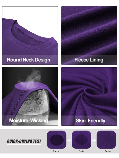 2er-Pack Damen Thermo-Langarmshirts | Nahtlos Warm