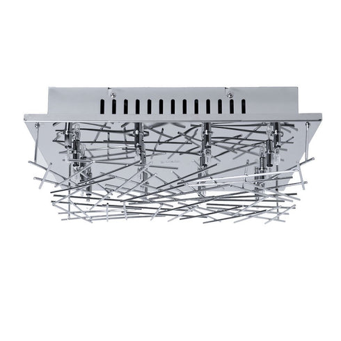 Tove LED Deckenlampe 16x G4 Chrom & Metall | Shiraki