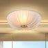 Halbeinbau-Deckenlampe Ø 50 cm – Stoffschirm E27
