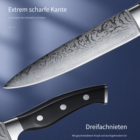 Yukikaze 14-teiliges Küchenmesser-Set mit rutschfestem Griff | Shiraki