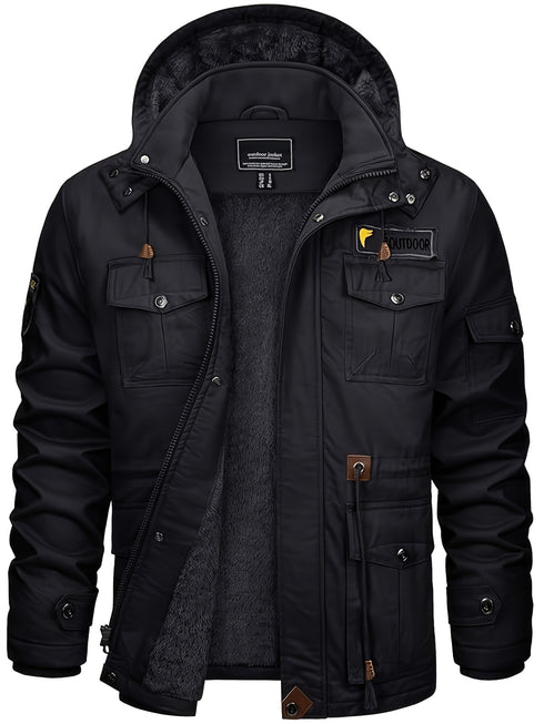 Magnus Herrenjacke Winterparka mit Kapuze & Taschen