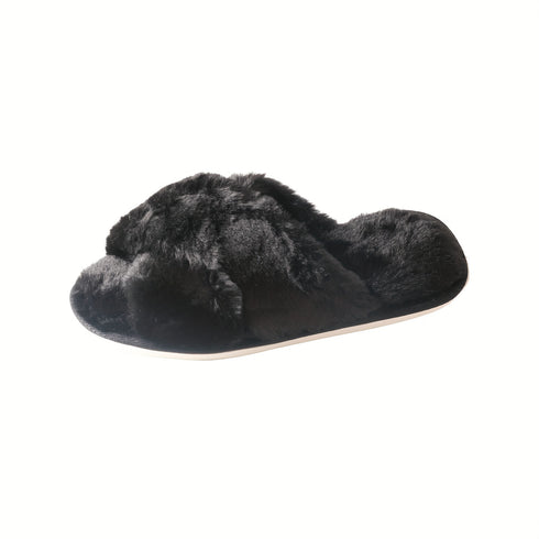 Winter Damen Flauschig Hausschuhe