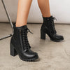 DAMEN CHUNKY ANKLE BOOTS – BEQUEME WINTERSTIEFEL