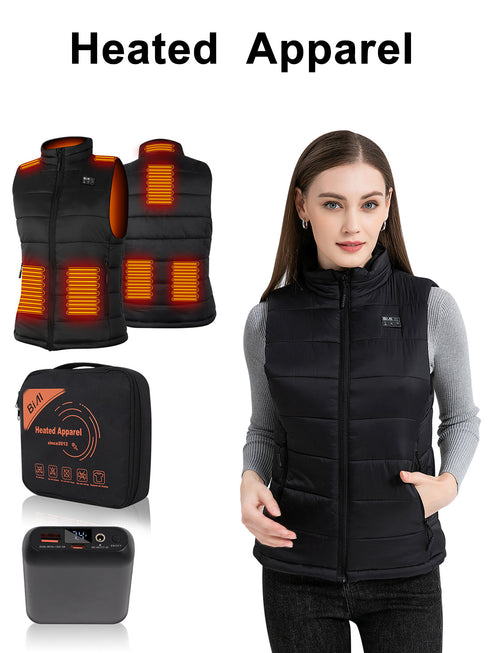 AuroraWarm beheizbare Damen Weste – Heizweste für Alltag & Outdoor | Shiraki