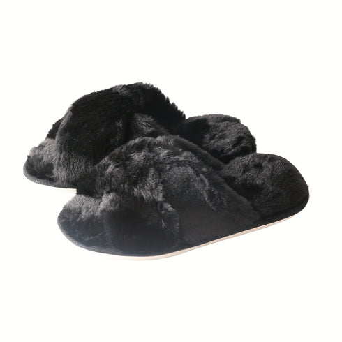 Winter Damen Flauschig Hausschuhe