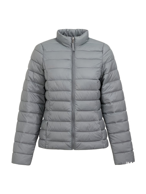 Winddichte Winter Damenjacke – Kurzjacke mit Stehkragen