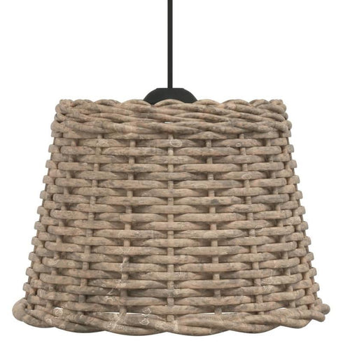 Saga Skandinavischer Rattan-Lampenschirm Einfacher Kronleuchter