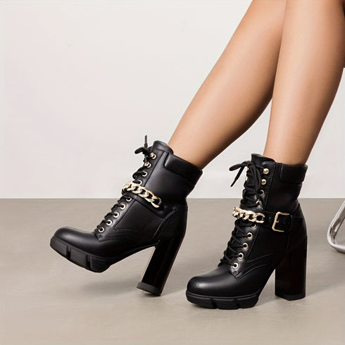 DAMEN-KAMPFSTIEFELETTEN | MODISCHE STIEFELETTEN